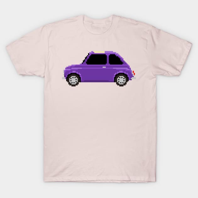 Fiat 500 Pixelart T-Shirt by retsbor10@comcast.net